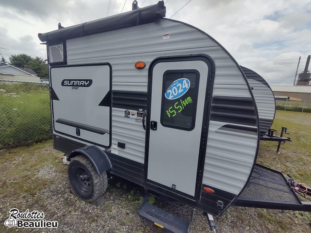 Roulotte Cargo SunSet Park Rv. SunRay 139t 2024