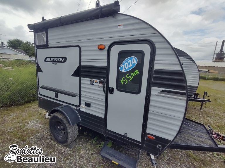 Roulotte Cargo SunSet Park Rv. SunRay 139t 2024