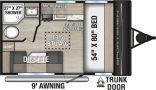 2026-KZ-RV-Sportsmen-Classic-130RD-Travel-Trailer-Floorplan