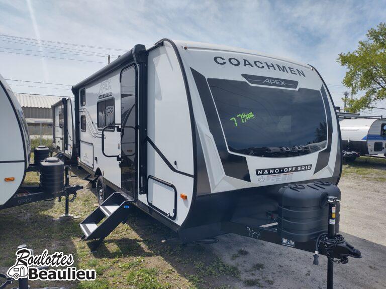 Roulotte Coachmen Apex Nano 186bh 2027 (400watts panneau solaire)