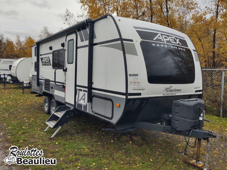 Roulotte Coachmen Apex Nano 208bhs 2021 (100watts panneau solaire)